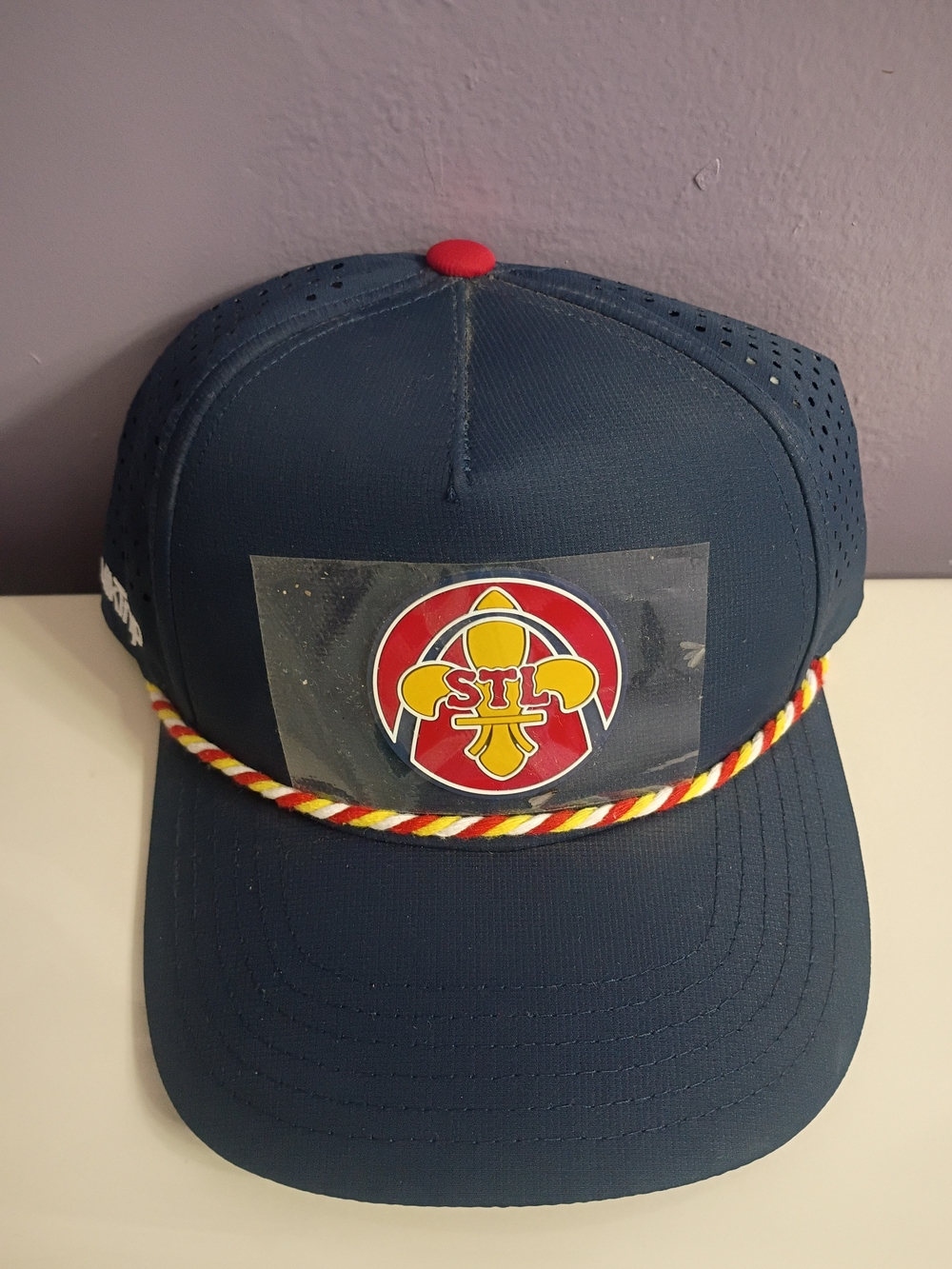 Officially Licensed St Louis Cardinals  Logo Rope-Trim Cap Stadium Giveaway